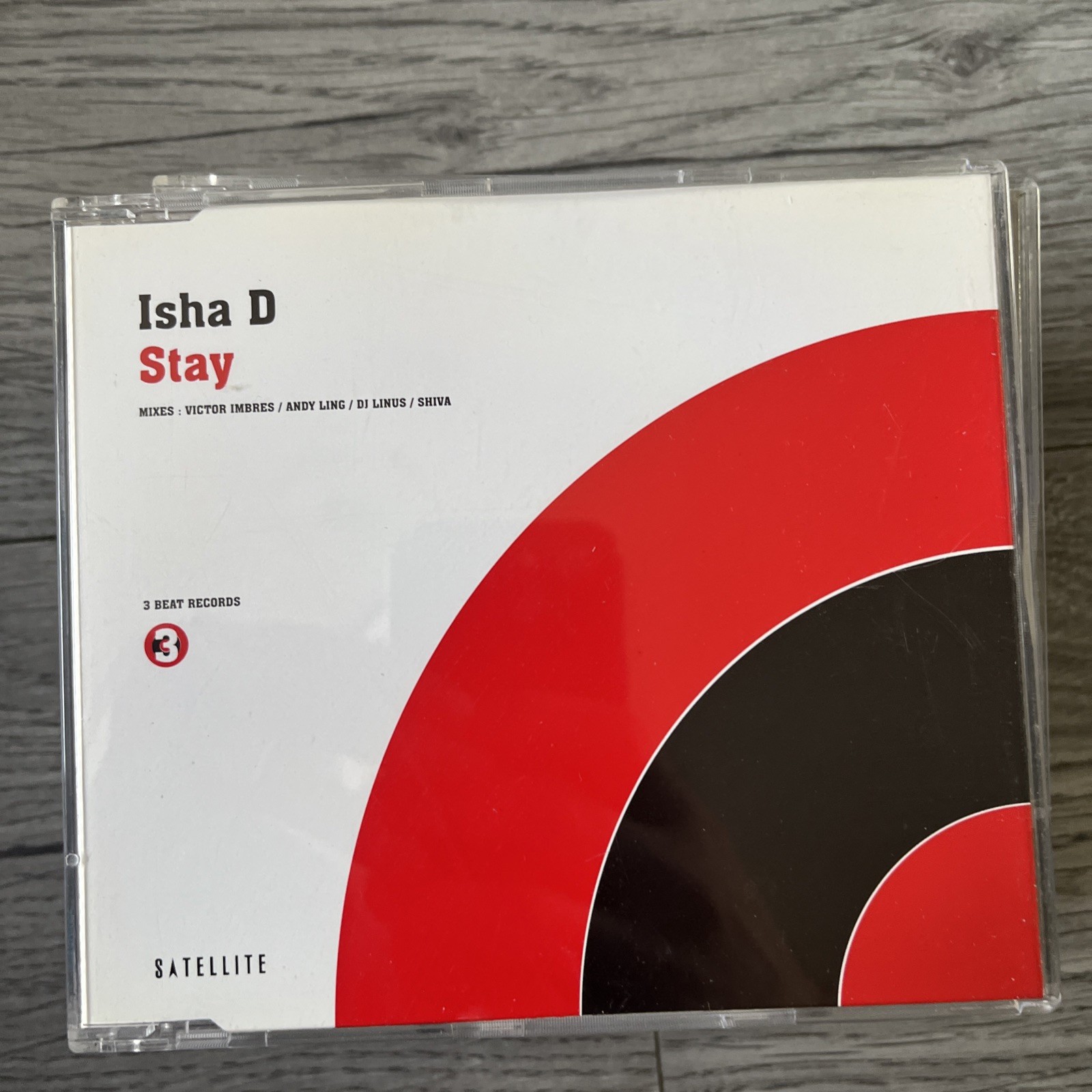 ISHA D Stay CD Europe 3 Beat 1997 6 Track Andy Ling's CD Mix Greenlight (B2)