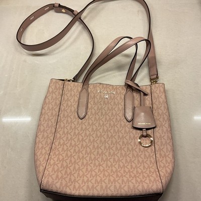 Michael Kors Sinclair Small Logo Crossbody Bag Purse Ballet Pink 