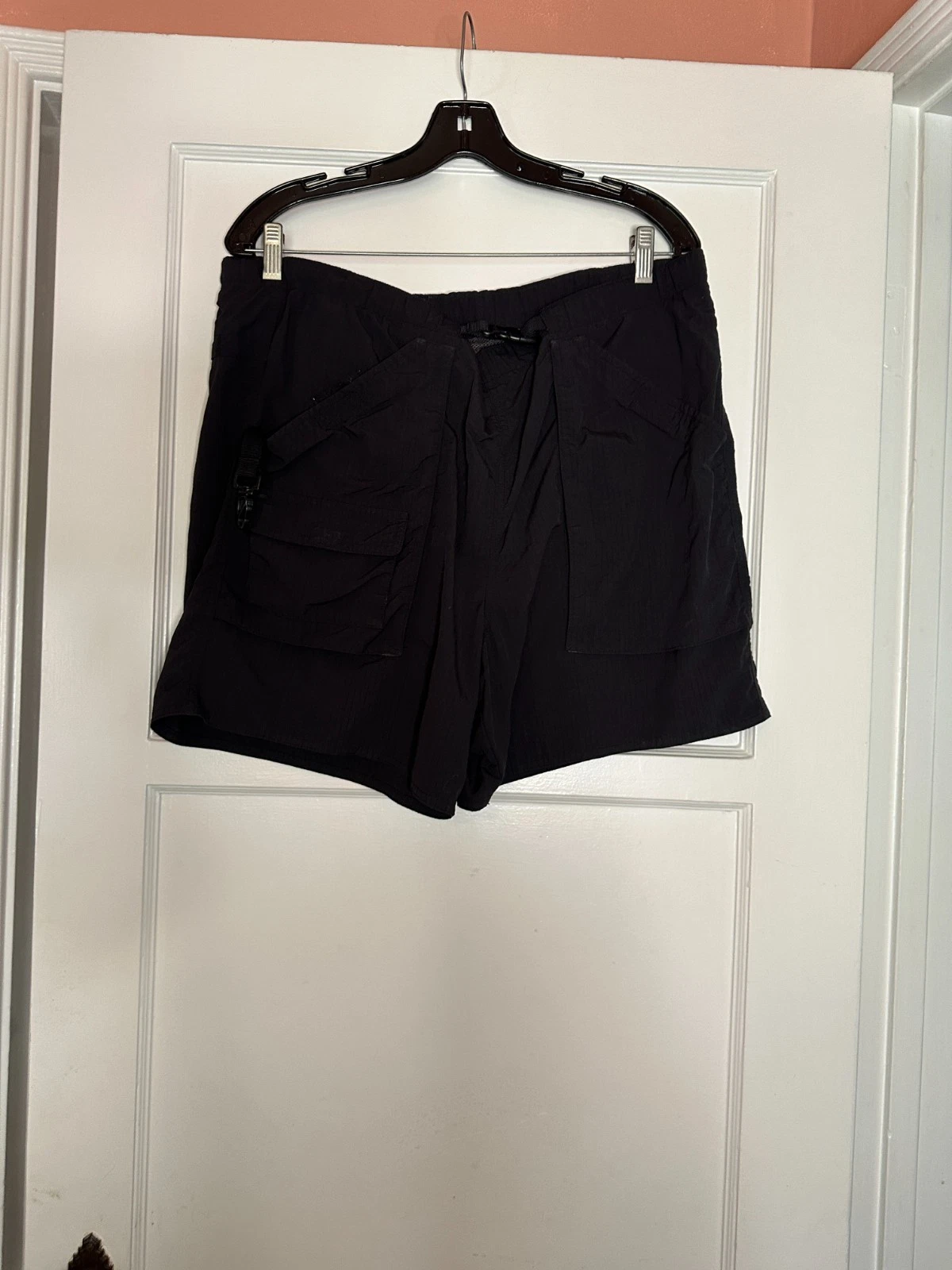Land's End Men's Black Ulitily Shorts - Size 32-34