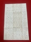 1863 Rebels Firing Shots Gunboats Abolitionists Slaves on Beach Civil War Letter