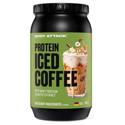 (36,61 EUR/kg) Body Attack Protein Iced Coffee 900g Eiweiß Proteinkaffee