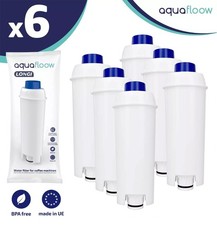6x AquaFloow filtre à eau remplacement de Delonghi DLS C002 SER 3017