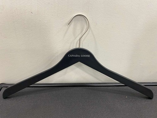 Canadian Goose Authentic Coat Plastic 18” Branded Black Hanger