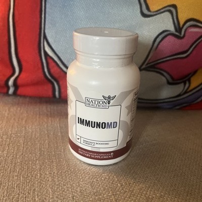 Nation Health, MD Immune Support Supplement with Elderberry IMMUNOMD 60 Caps New