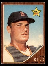 1962 Topps Baseball #166 to  #269 - Complete your set - Pick your card