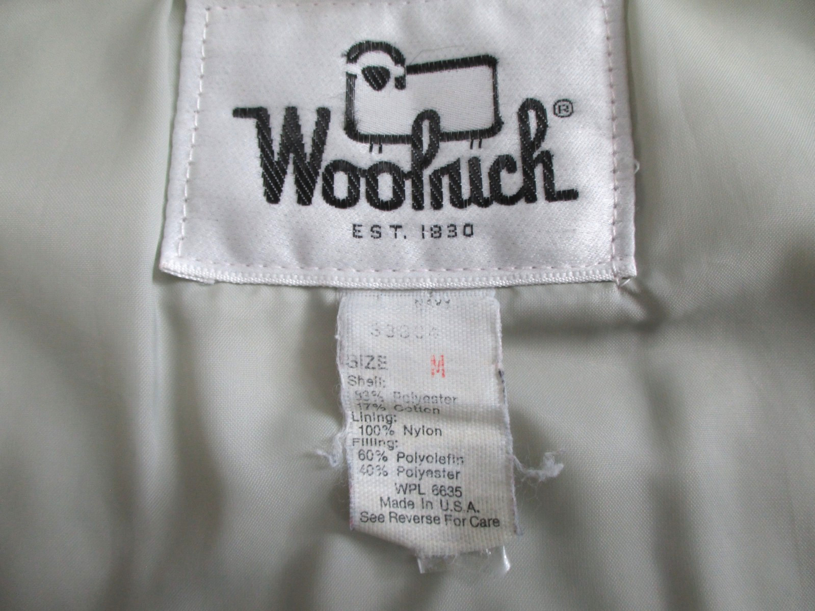 Woolrich Field Jacket Lined Insulated Hooded Vint… - image 8