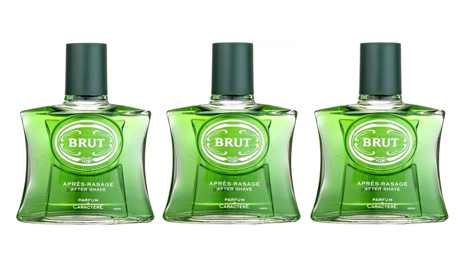 3 x Brut Original Aftershave for Men 100ml Boxed