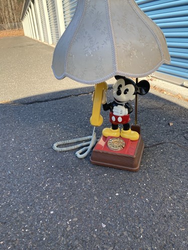 Vintage Mickey Mouse Telephone Lamp