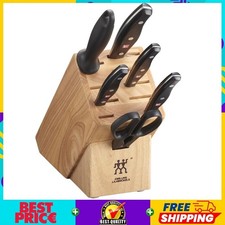 ZWILLING Twin Signature 7-Piece Knife Block Set, German Steel, Razor-Sharp