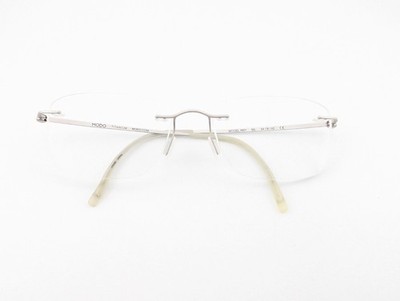 Modo Eyeglasses, Frames Only, Model 4601 SIL Silver, 54-18-142, Titanium, Japan