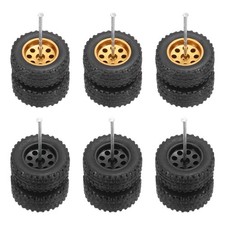 6 Set 164 Wheels And Tires Set Off-road Vehicles Gold Black Silver Rims 6 Set 164 Wheels And Tires Set Off-road Vehicles Gold Black Silver Rims