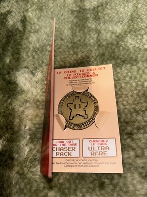 THINKGEEK SUPER MARIO BROS COLLECTIBLE COINS GOLD STAR CHASE VHTF RARE