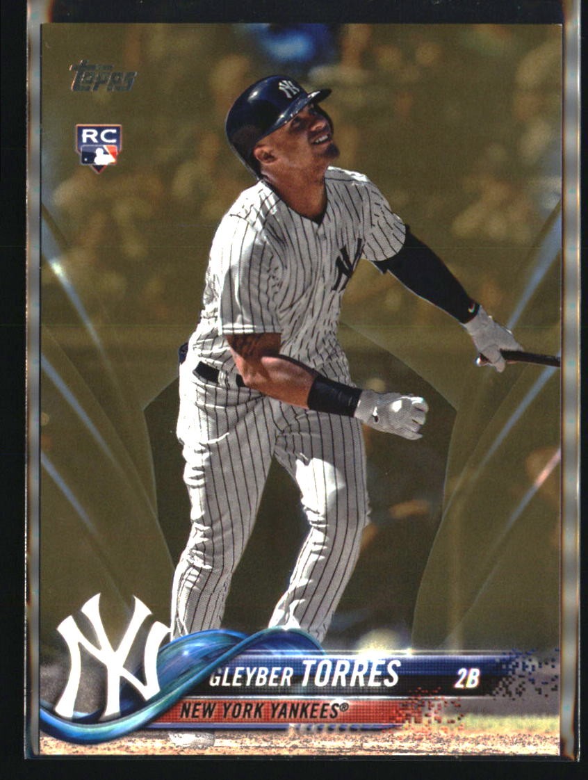 2018 Topps Update #US200 Gleyber Torres Gold #/2018