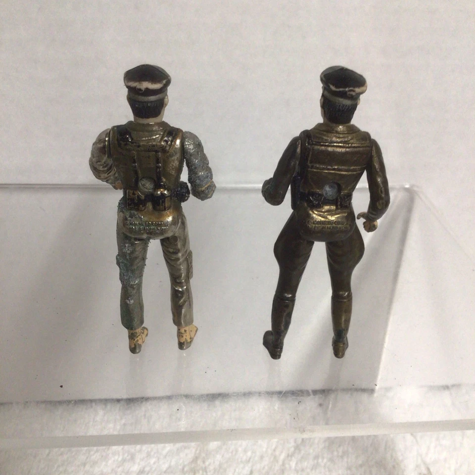 VINTAGE MEGO CORP ACTION FIGURES 1981 EAGLE FORCE Lot of Two DIECAST METAL - Image 2 of 4