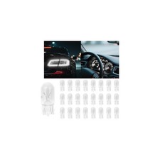 25PCS T10 12V 5W Car Turn Signal Light Bulbs, Clear Flat Foot Vehicle Side Ma...