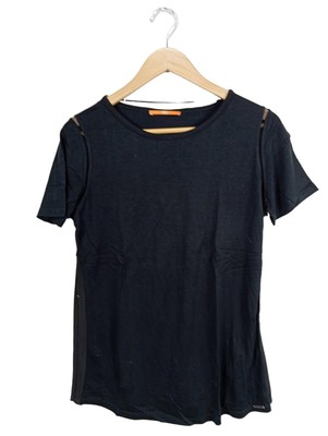 HUGO BOSS T-Shirt Damen Shirt Gr. DE 36 blau Casual-Look