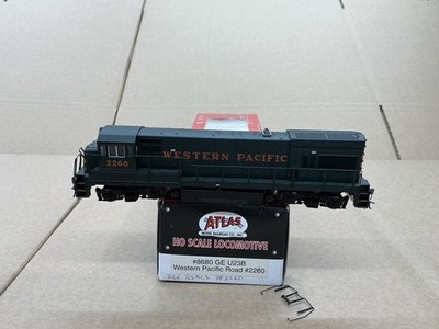 ATLAS HO SCALE DIESELLOK GE U23B WESTERN PACIFIC N.2260 DCC !