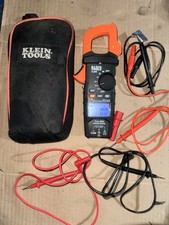 Klein Tools CL600 Digital Clamp Meter True RMS 600A Multimeter w/ Case & Parts