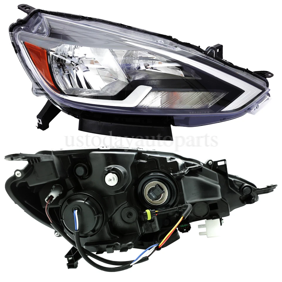 Faro halógeno pasajero derecho se adapta a Nissan Sentra 2016-2019 Foto 2 de 4