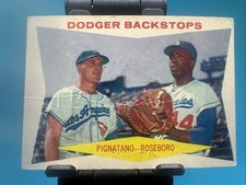 1960 Topps - John Roseboro, Joe Pignatano #292 C44 CREASED