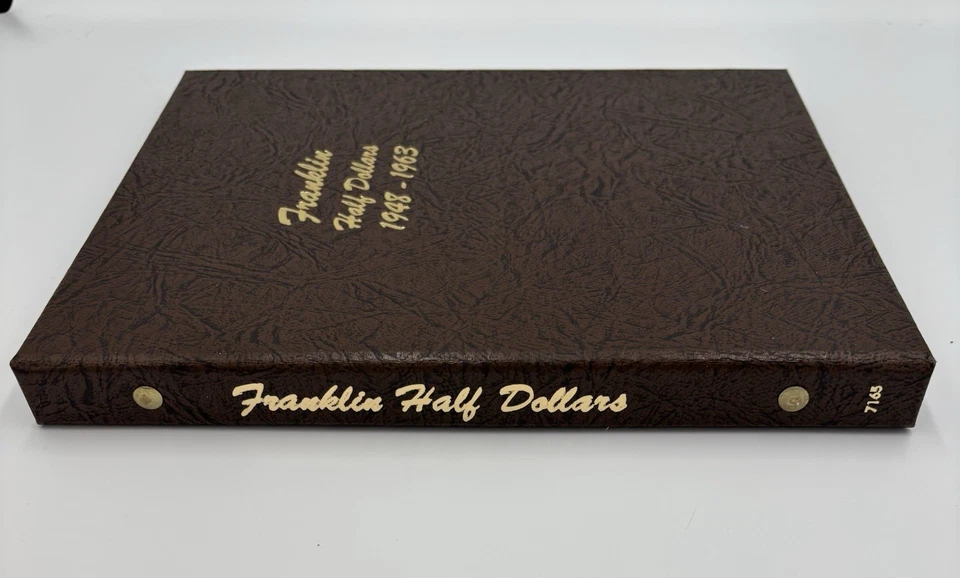 Carpeta de libro de medio dólar Dansco Franklin 1948-1963 Foto 3 de 4