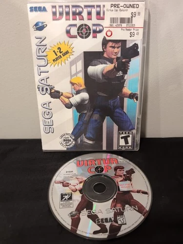 Virtua Cop SEGA Saturn Game Disc Only