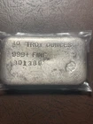 Vintage Poured ASR Alaska Smelting Refining 10 Troy Oz Silver Bar