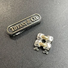 TIFFANY Genuine 2 Link Tesoro L0112 Watch Bracelet Parts Gold Combo K18 SS 14mm