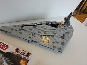 LEGO Star Wars 1st Order Star Destroyer 75190 1 Piece Subbed To Complete W/Instr