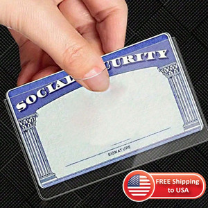 credit card size plastic sleeves Plastic Credit Card Sleeves
