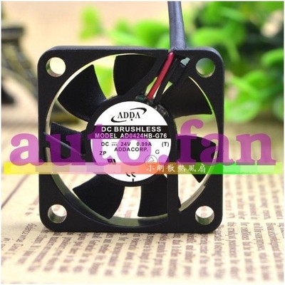 New AD0424HB-G76 4010 mute 24V 4CMA   0.09 cooling fan #vn