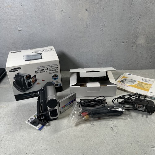 Samsung SC-D363 Mini DV Digital Camcorder Mini Tape Video Camera Open Box