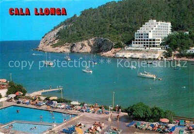 Cala Llonga Schwimmbad Bucht Hotel