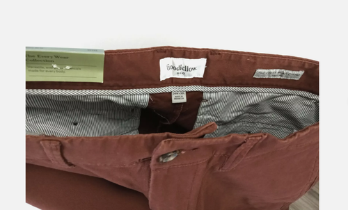 Pantalones chinos Goodfellow & Co pierna recta calce ajustado Hennepin, informales tiro medio - Imagen 39 de 90