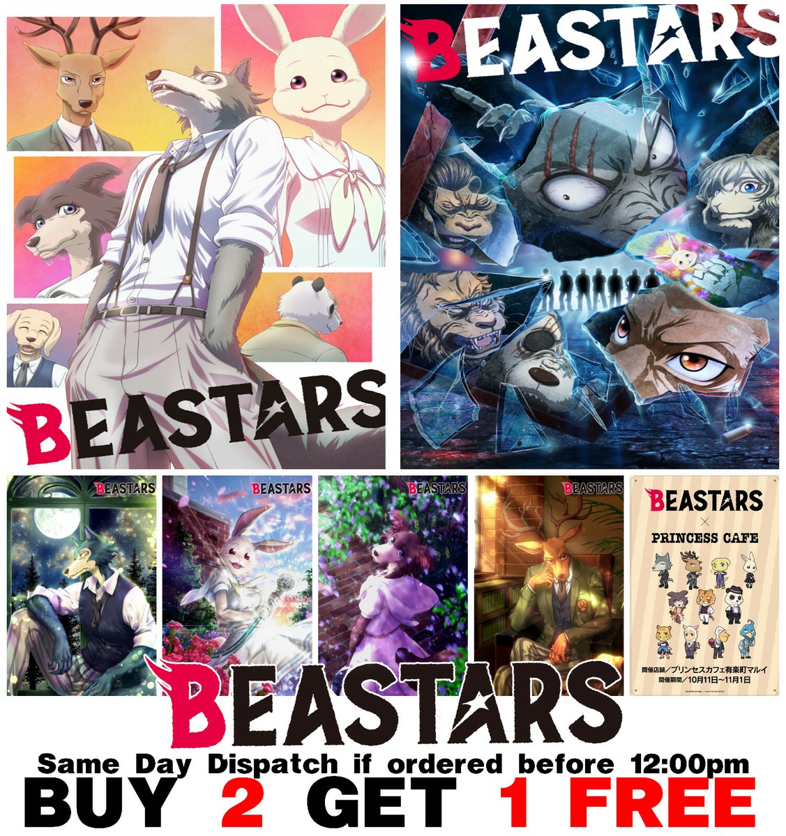 re:Zero Anime Manga Season 2 Poster A3 A4 5x7 Satin Matt Gloss