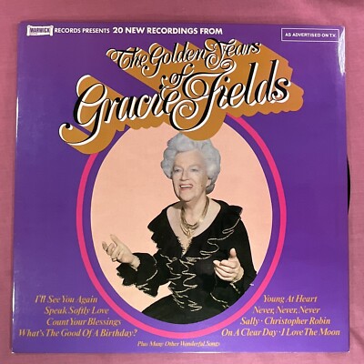 Gracie Fields, The Golden Years Of Gracie Fields, 12'' Vinyl LP Record