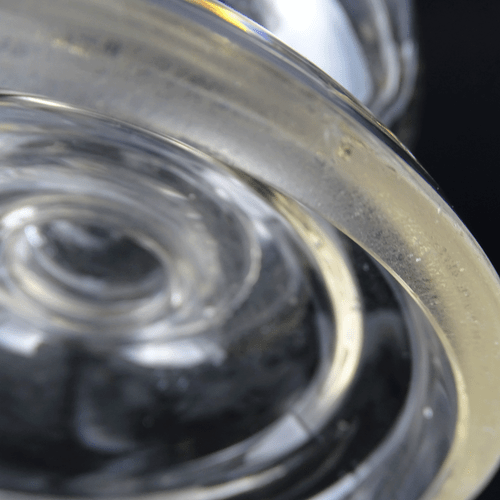 Antik Wein-Wasser Kanne Krug Glas Schliff ▶ 33,5 cm ◀ Böhmen Austria um 1915 - 第 7/10 張圖片