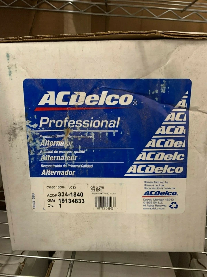 Генератор переменного тока подходит для 87-92 BMW 735I 93 ACDelco 334-1840 19134833 T5 - Изображение 2 из 2