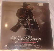 WYATT EARP LASER DISC WIDESCREEN NEW SEALED JOHNNY DEPP