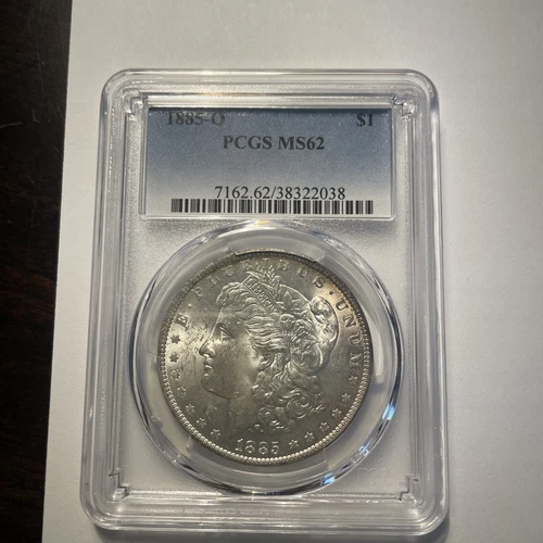 1885-O Morgan Dollar - MS-62 PCGS
