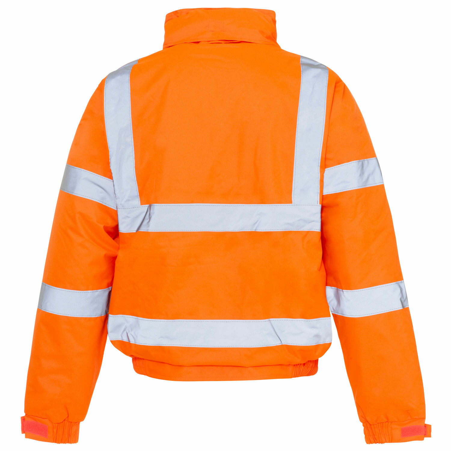 MENS HI VIZ JACKET HI VISIBILITY WATERPROOF QUALITY SECURITY WORK WEAR ...