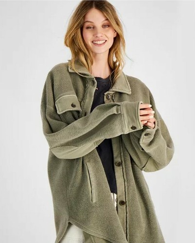 FREE PEOPLE Ruby Jacket Shacket Size L 