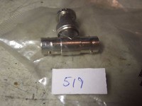 Lot Of 4 Amphenol 74868 Ug-274/u 50 Ohm Bnc Tee F-m-f Lot Of 4 Amphenol 74868 Ug-274/u 50 Ohm Bnc Tee F-m-f