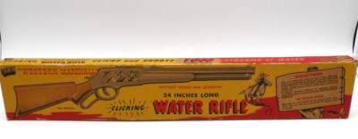 Western Marshall Water Rifle Clicks & Shoots 24'' Long Repeat 1000 Shots Irwin