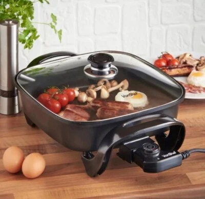 Vonshef Multi Cooker Electric Frying Pan Square Pot Large 30cm Diameter 1500W - Image 1 of 3