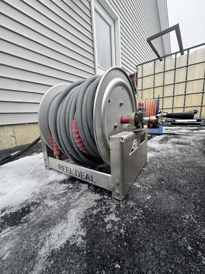#ad #ad 200 ft pressure washer hose reel $200.00