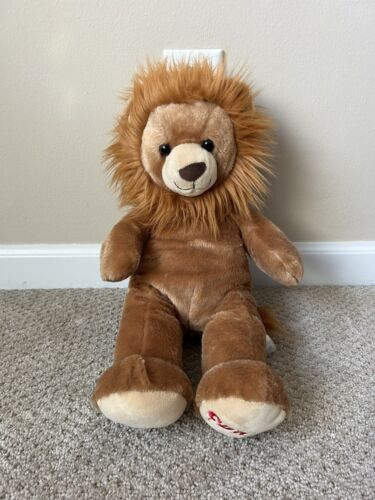 Build a Bear BAB Lovable Lion With Mane & Tail Stuffed Plush  18” CDW ON PAW - Foto 1 di 3