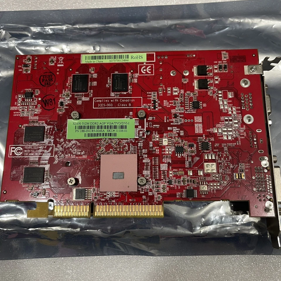 Sapphire ATI Radeon X1650 512MB AGP DDR2 VGA DVI S-Video Video Card - Image 2 of 3