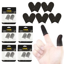 5-50 Pairs Gaming Finger Sleeve Breathable Fingertips For Mobile Touch Screen
