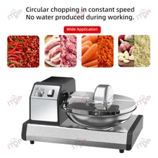 Automatic 5.5L Meat Vegetable Prep Food Processor Meat Cutter Chopper with Timer